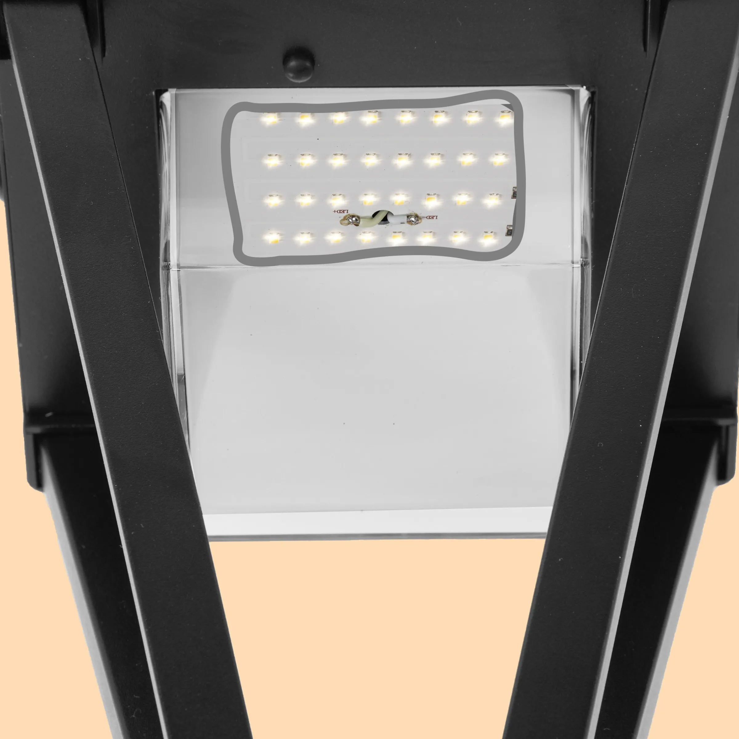 Solar Wandleuchte Dorea mit Bewegungssensor