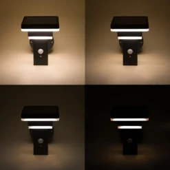 Solar Wandleuchte Lucca mit Bewegungssensor