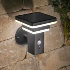 Solar Wandleuchte Lucca mit Bewegungssensor