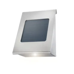 Solar Wandleuchte Shine aus Edelstahl