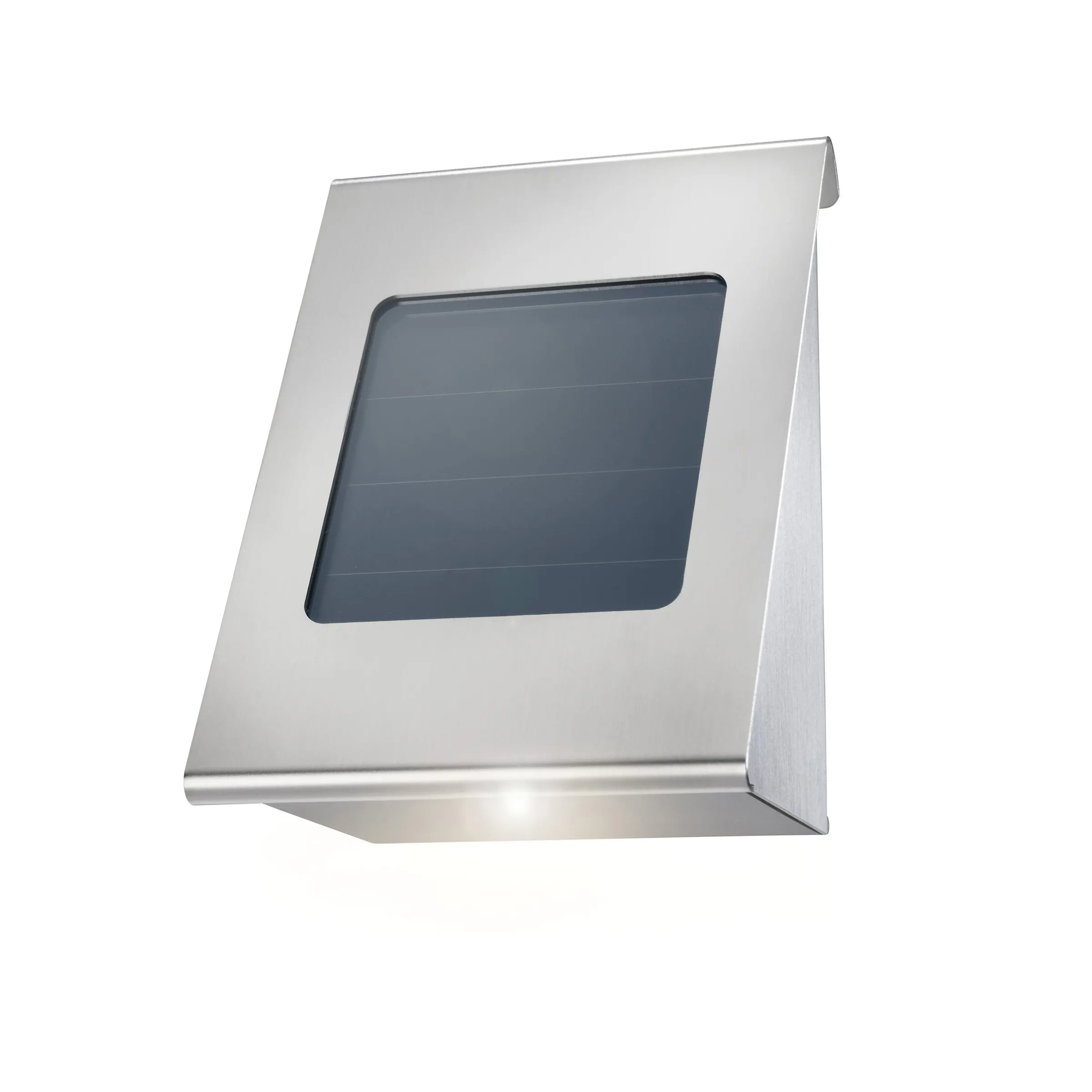 Solar Wandleuchte Shine aus Edelstahl
