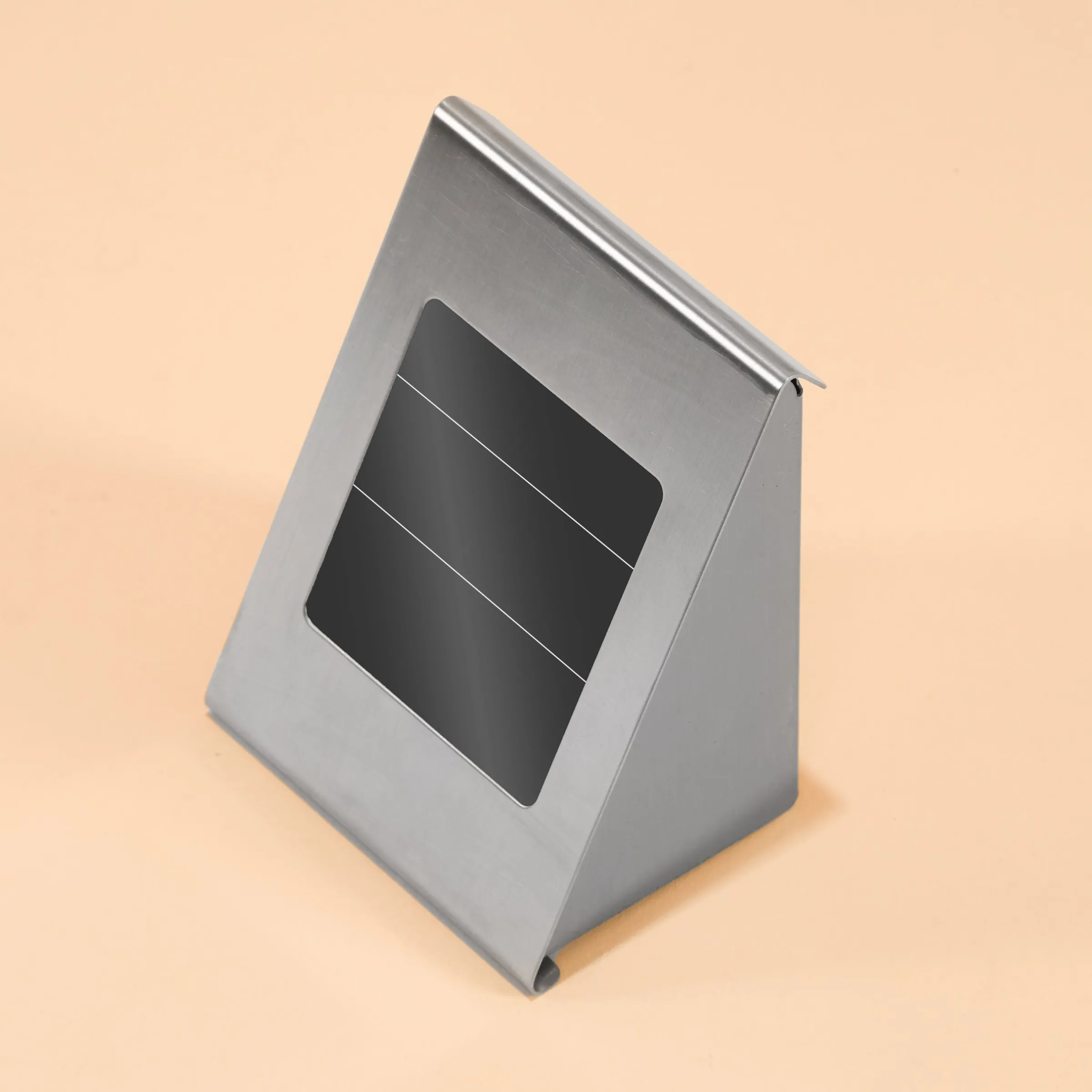 Solar Wandleuchte Shine aus Edelstahl