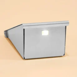 Solar Wandleuchte Shine aus Edelstahl