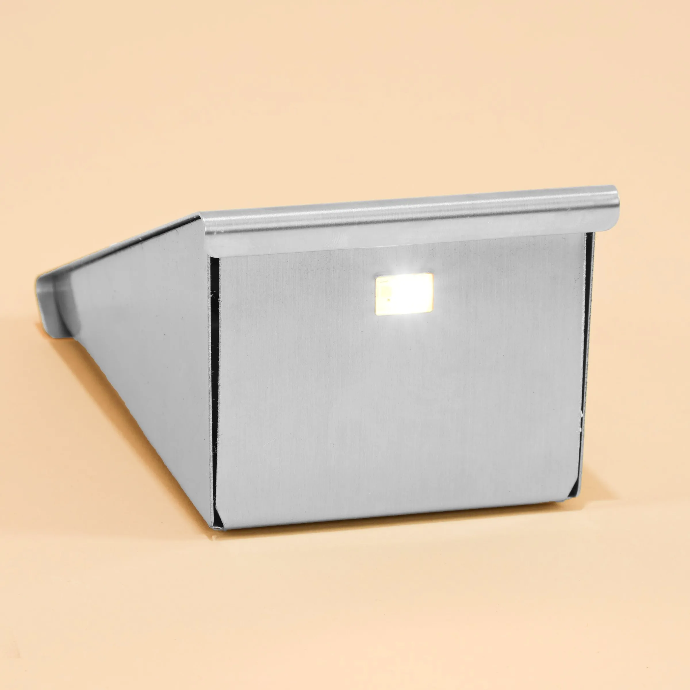 Solar Wandleuchte Shine aus Edelstahl