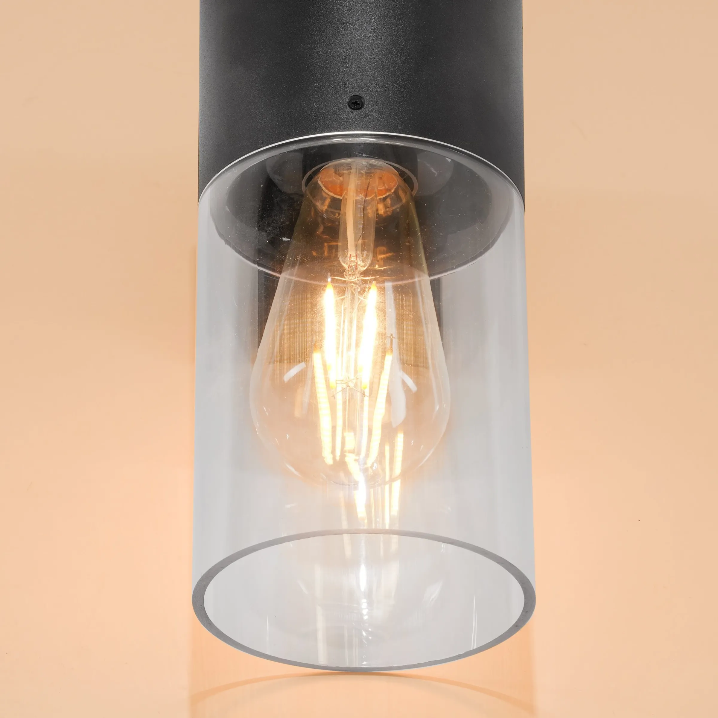 Solar Wandleuchte Viola mit LED-Glühbirne
