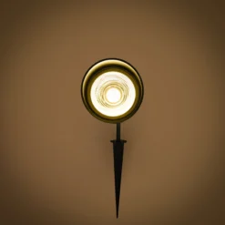 Solar Wand- und Bodenstrahler mit 7 Lichtfarben im Alugehäuse