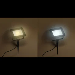 Solar Wand- und Bodenstrahler Power Flood DuoColor
