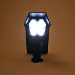 Solar Wand- und Bodenstrahler kalt weiß aus Kunststoff