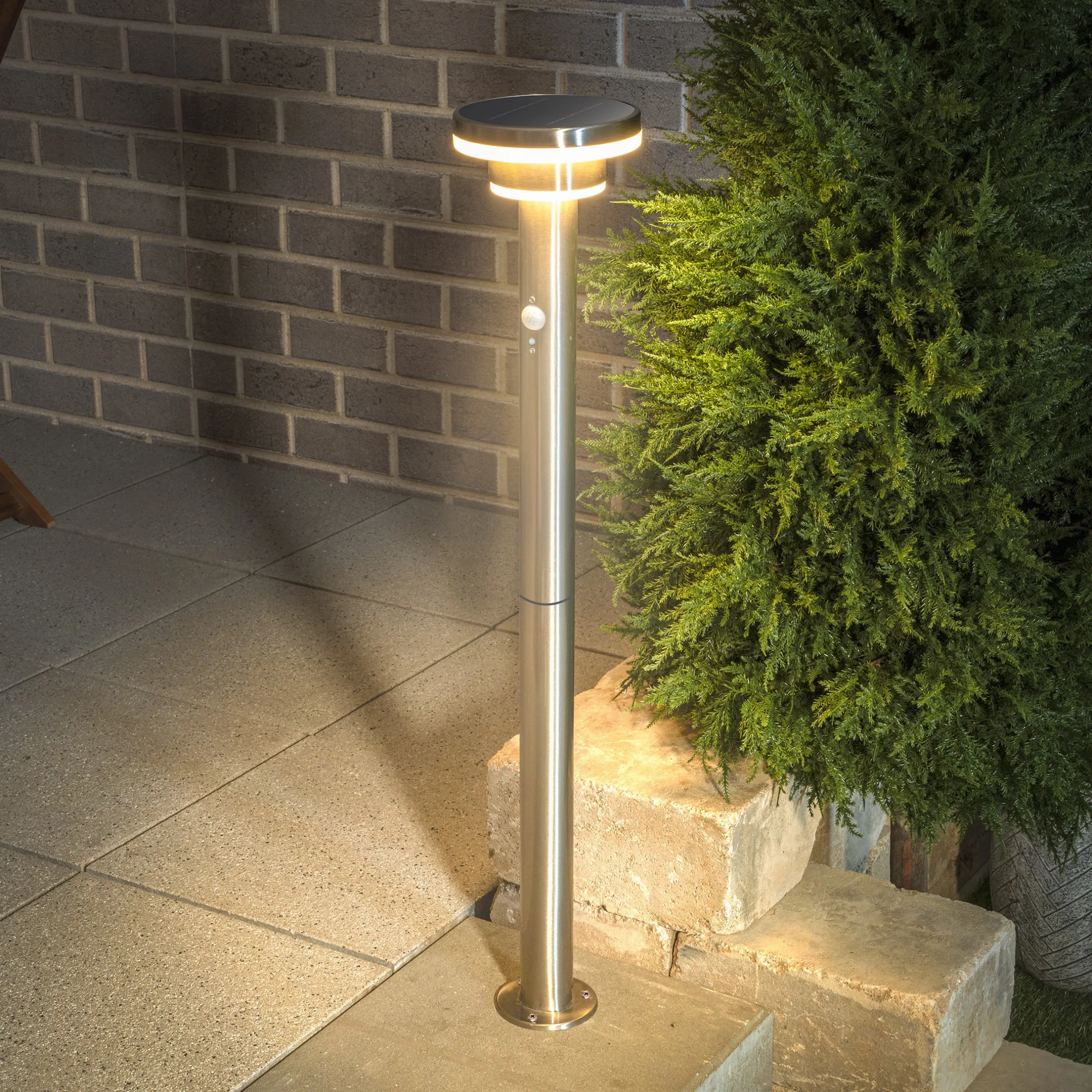 Solar Wegeleuchte Modena 85 cm mit Bewegungsmelder