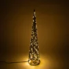 Solar Weihnachtspyramide Höhe 50 cm mit 200 warmweißen LEDs