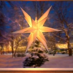Solar Weihnachtsstern für Außen, Ø 57 cm