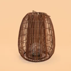 Solar Windlicht Isabella 40 cm im Boho-Stil