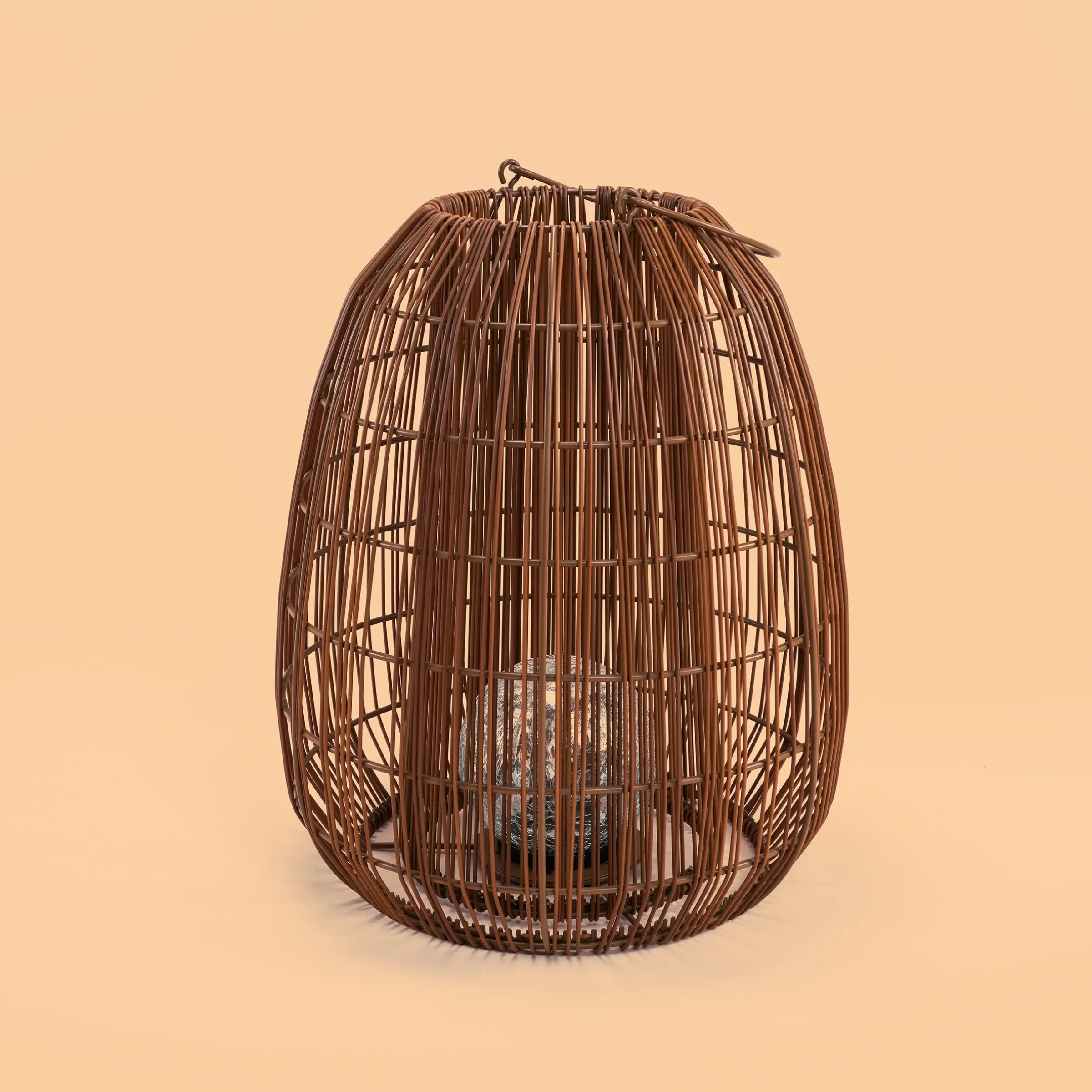 Solar Windlicht Isabella 40 cm im Boho-Stil