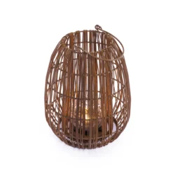 Solar Windlicht Isabella 28 cm im Boho-Stil
