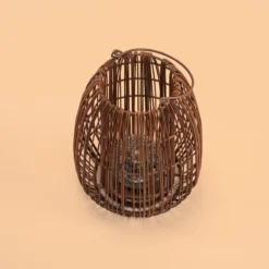 Solar Windlicht Isabella 28 cm im Boho-Stil