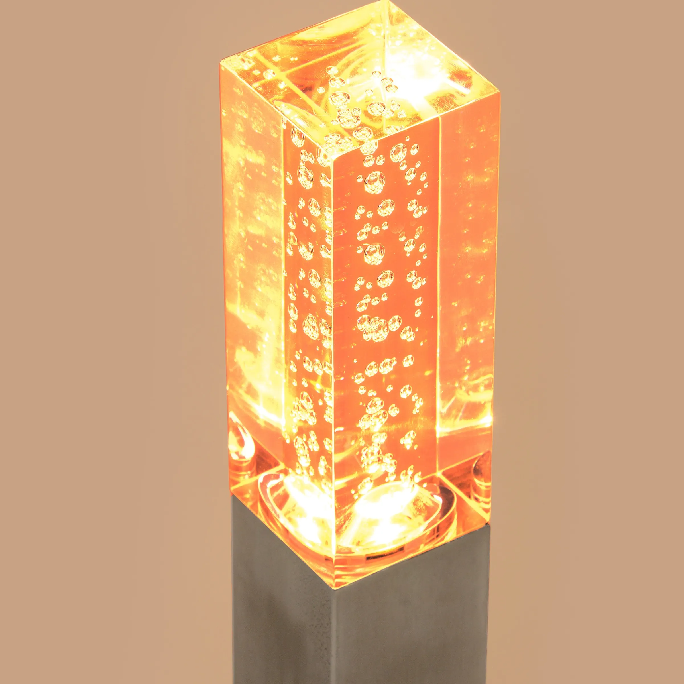 Standleuchte Bubble Tower 63 cm bernsteinfarben