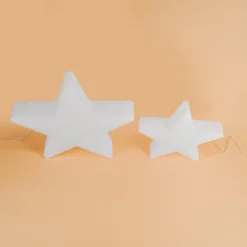 Stimmungsvolles Leuchtstern 2er-Set für den Außenbereich