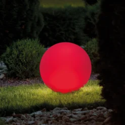 Stimmungsvolle Solarkugel Siena ⌀ 50 cm mit Fernbedienung