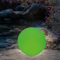 Stimmungsvolle Solarkugel Siena ⌀ 30 cm mit Fernbedienung