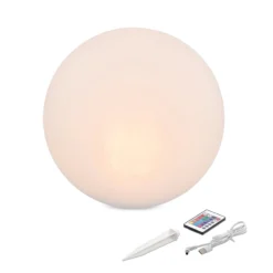 Stimmungsvolle Solarkugel Siena ⌀ 40 cm mit Fernbedienung