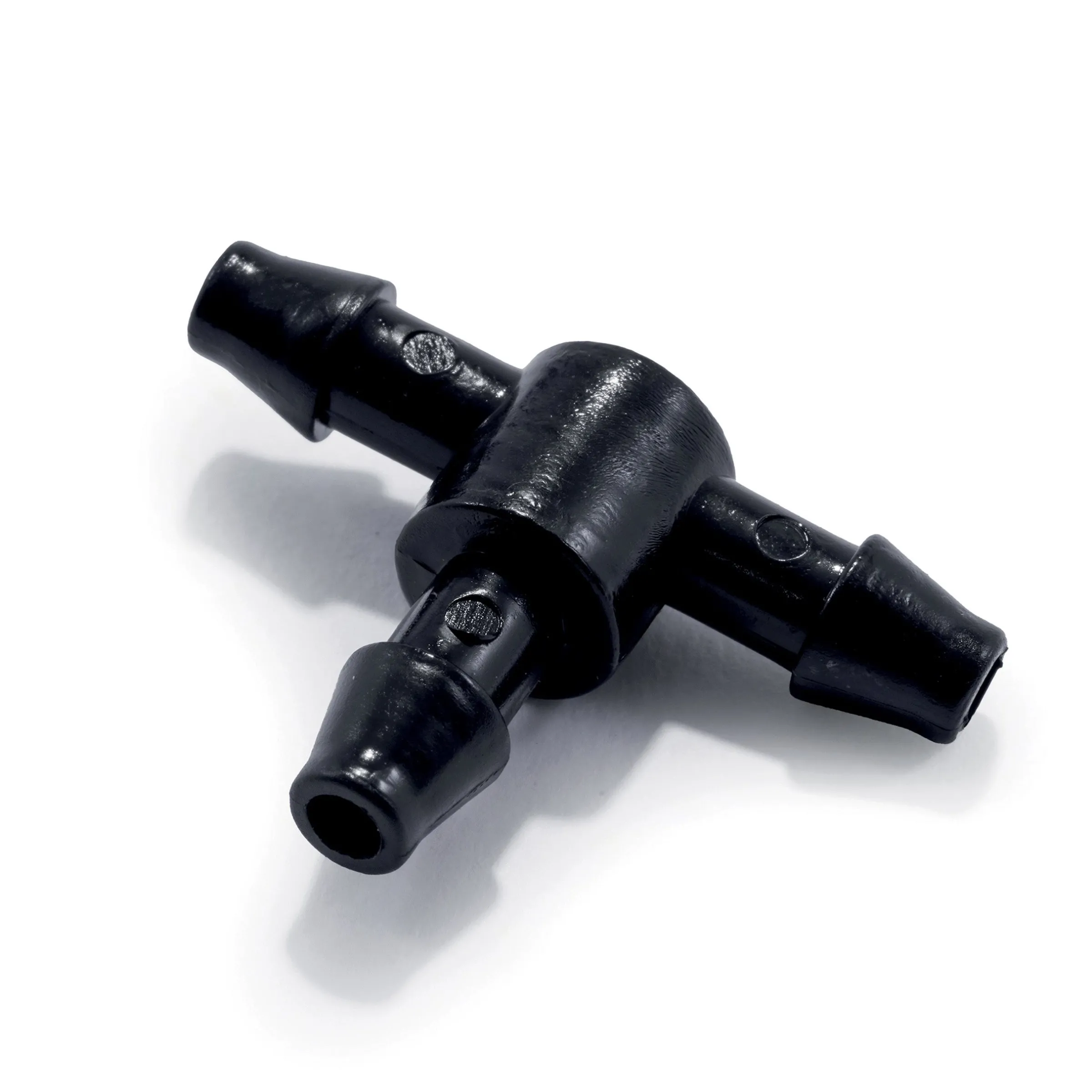 T-Stück schwarz für 4 mm Schlauch