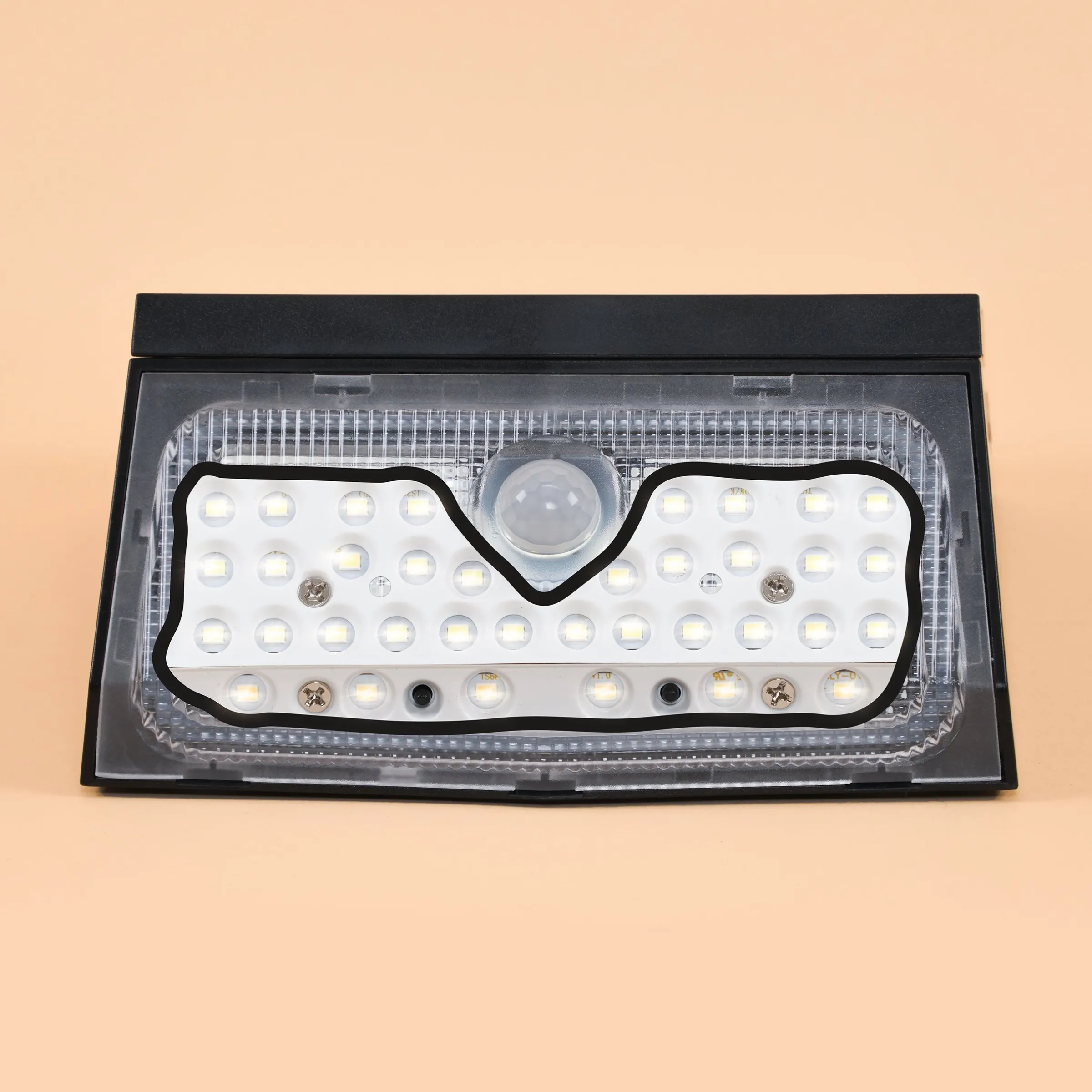 Universelle Solar Wandleuchte mit Bewegungsmelder