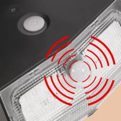 Universelle Solar Wandleuchte mit Bewegungsmelder