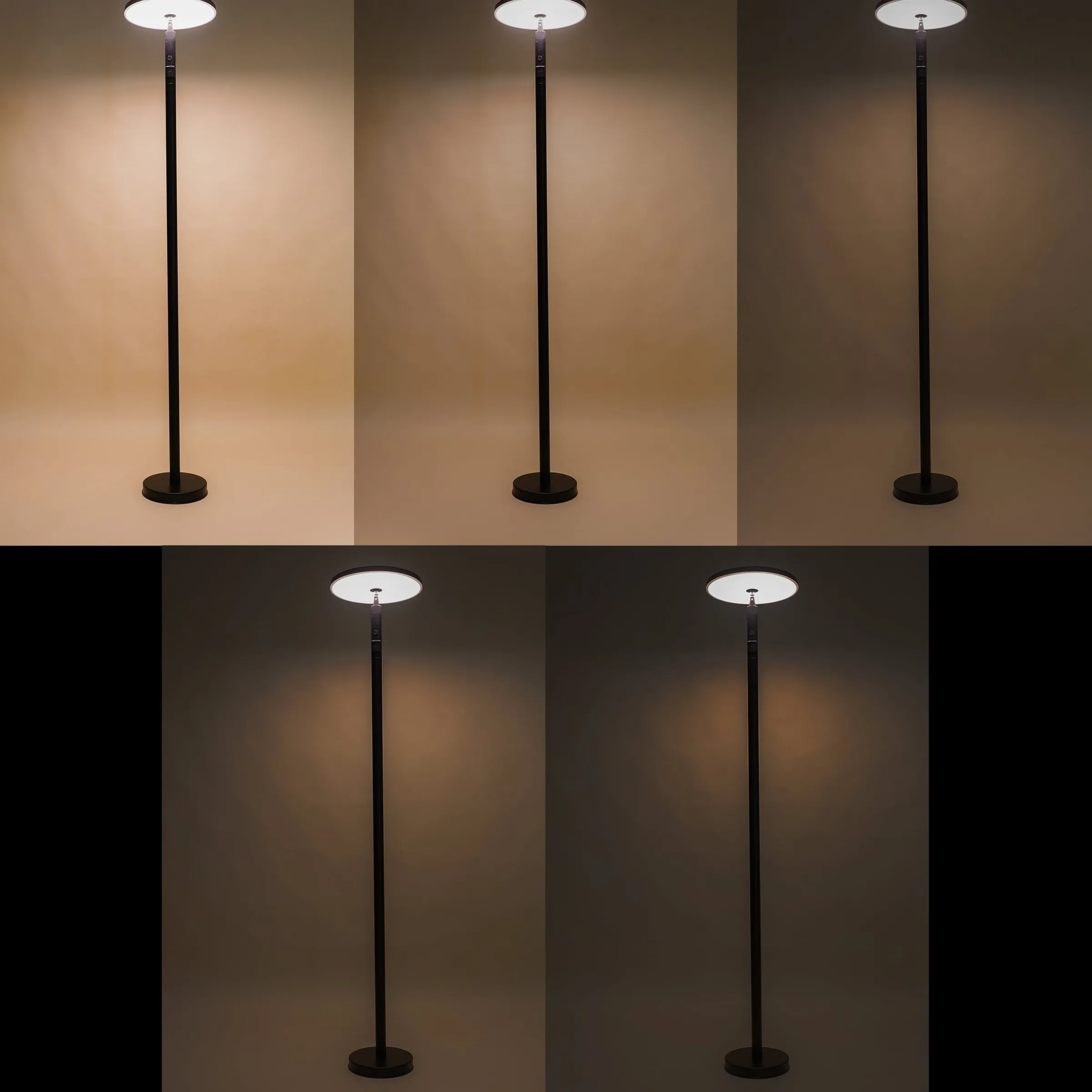Vielseitige Solar Stand- und Leseleuchte Emilia 150 cm