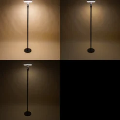 Vielseitige Solar Stehlampe Talino 140 cm, dimmbar