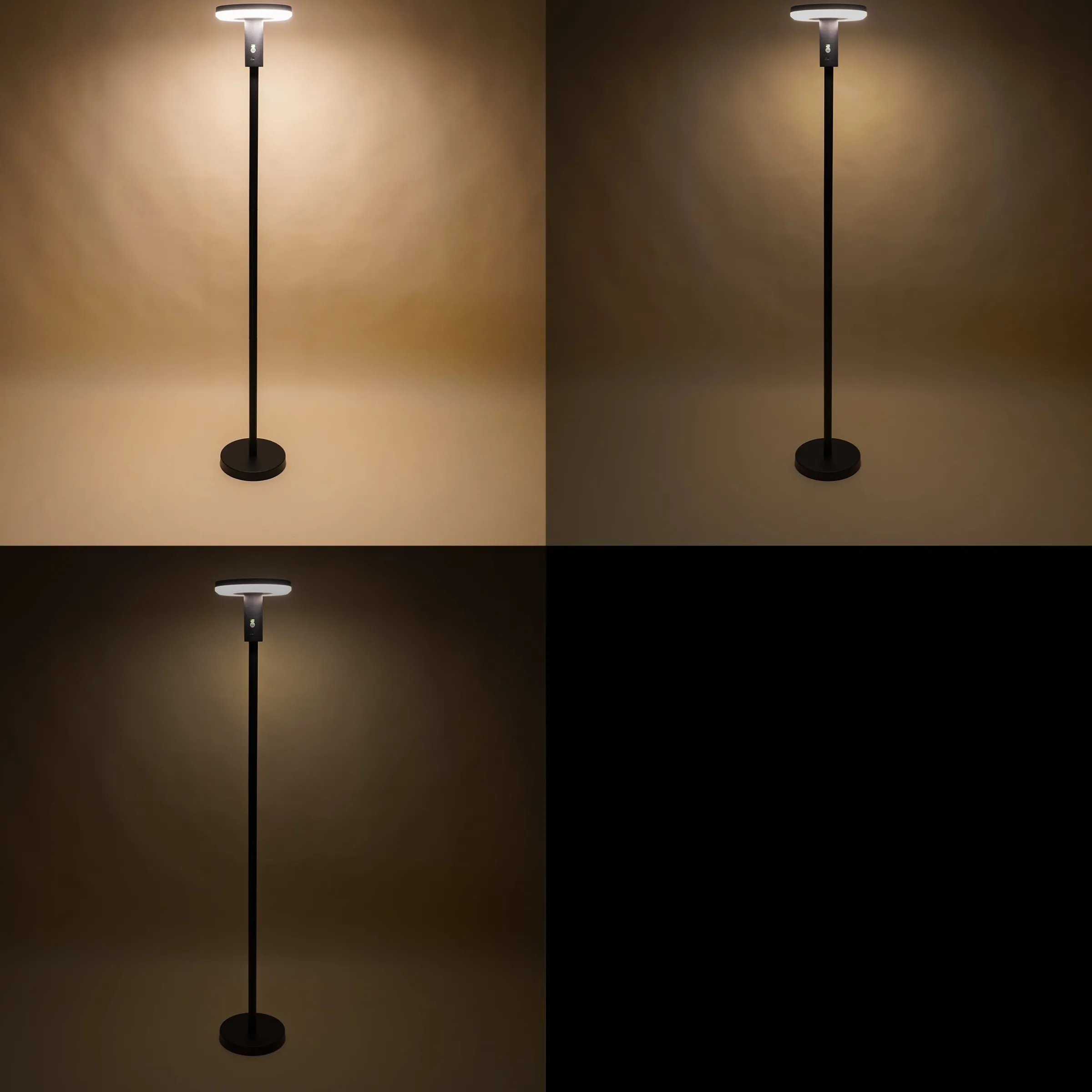 Vielseitige Solar Stehlampe Talino 140 cm, dimmbar