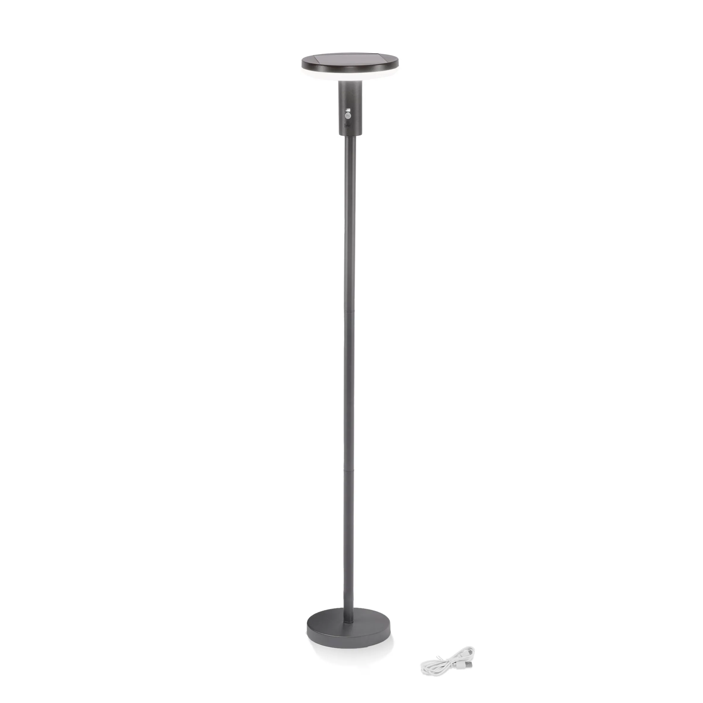 Vielseitige Solar Stehlampe Talino 140 cm, dimmbar