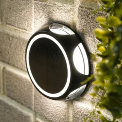 Wand- und Bodenleuchte Iris 14 cm aus Aluminium