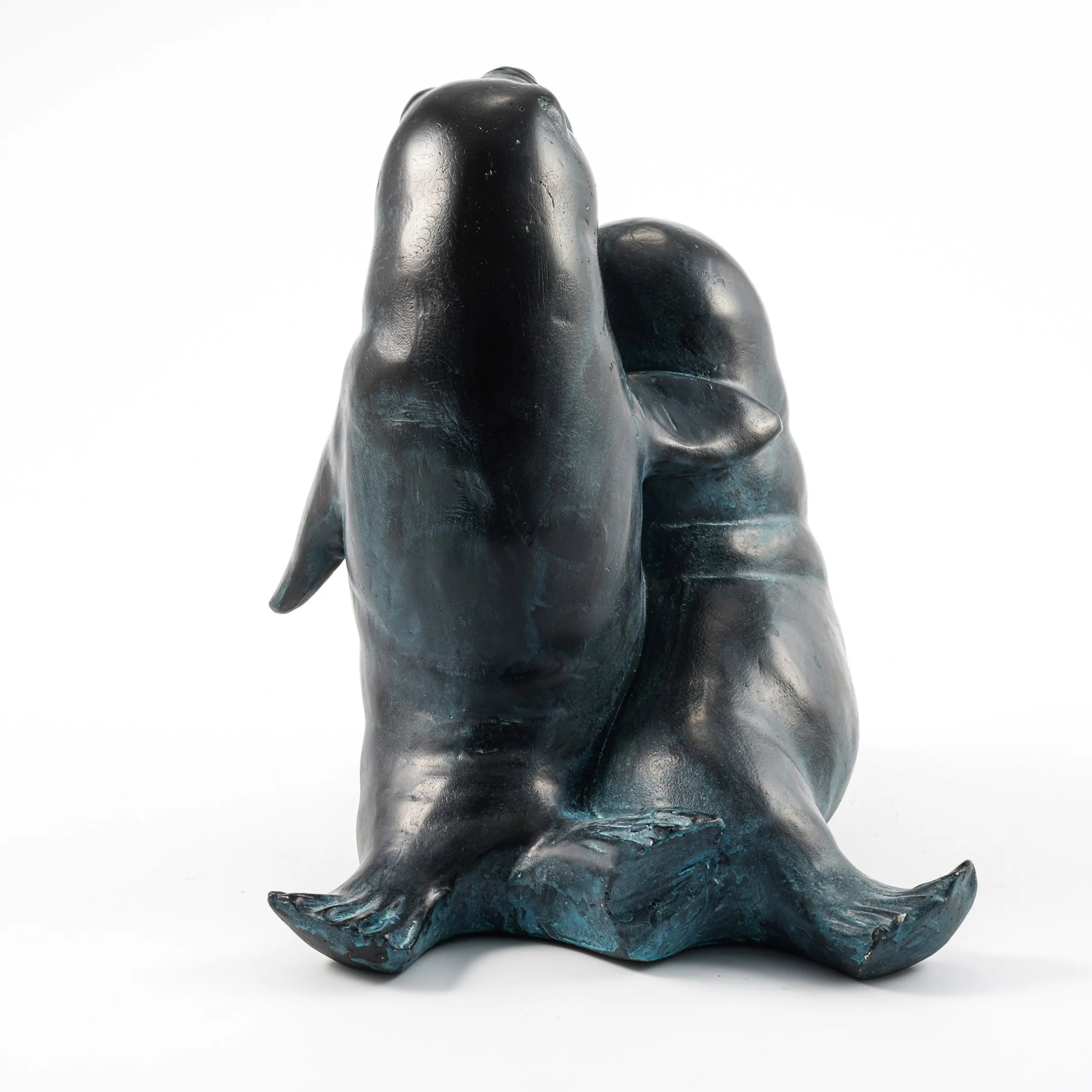 Wasserspeier-Figur Seehundpaar Paula und Paul