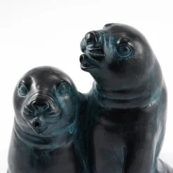 Wasserspeier-Figur Seehundpaar Paula und Paul