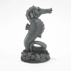 Wasserspeier-Figur Seepferdchen Ida im Steindesign