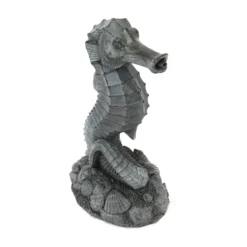 Wasserspeier-Figur Seepferdchen Ida im Steindesign