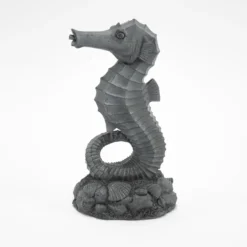 Wasserspeier-Figur Seepferdchen Ida im Steindesign