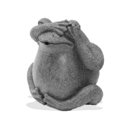 Wasserspeier-Figur sitzender Frosch