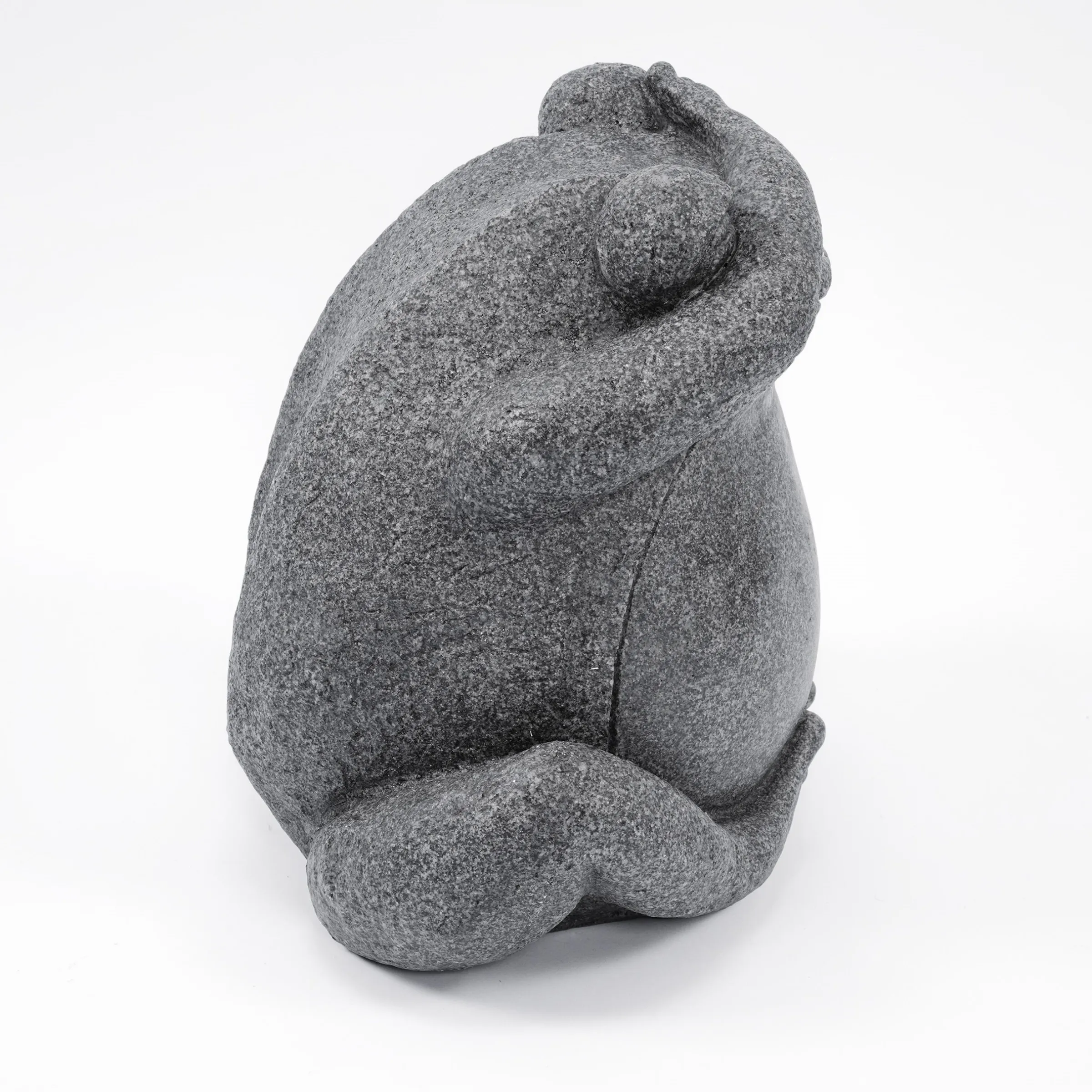 Wasserspeier-Figur sitzender Frosch
