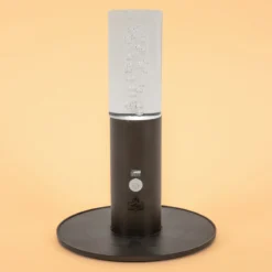 Zauberhafte Solar Tischleuchte Pineto mit Acrylglas-Oberteil, dimmbar